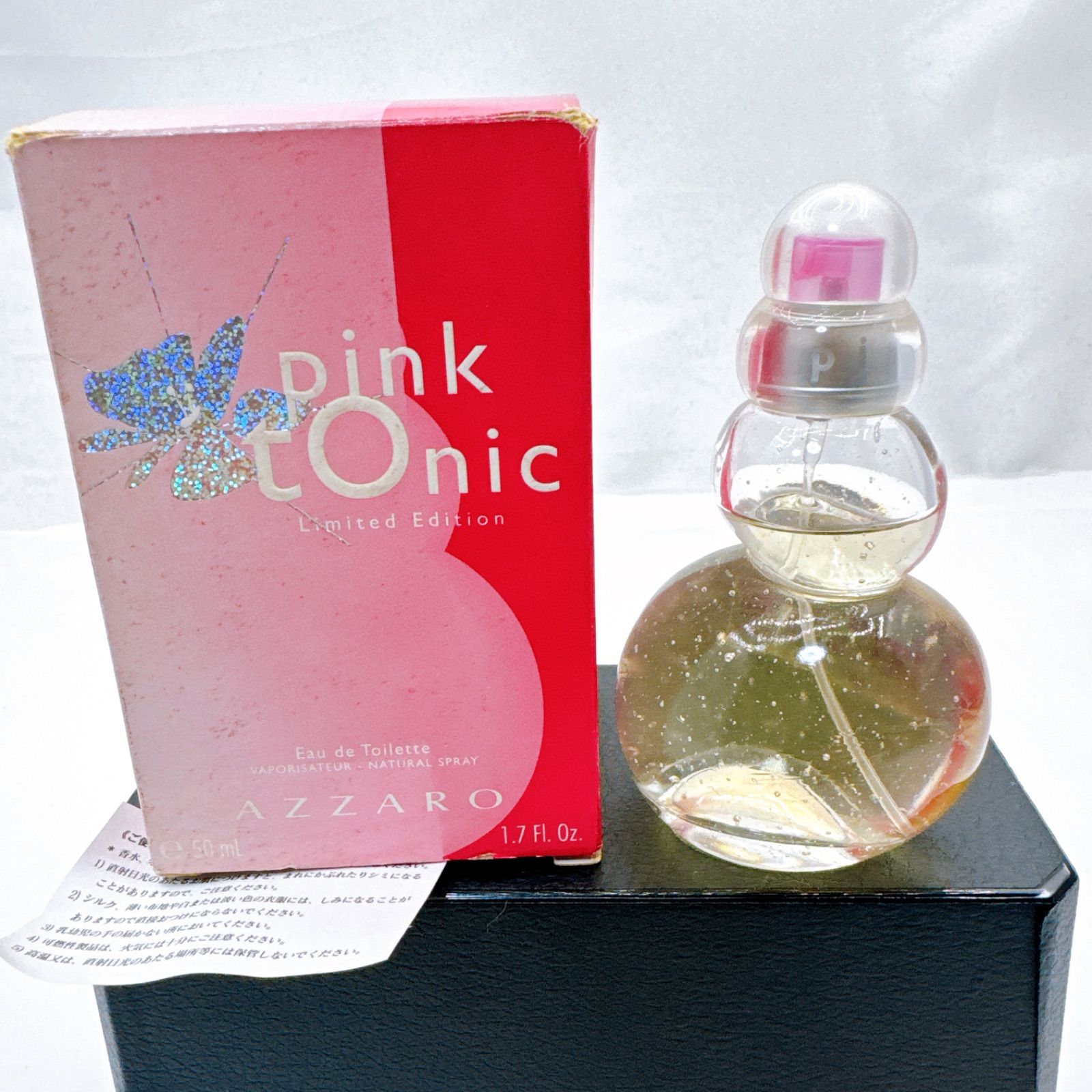 AZZARO アザロ Pink Tonic Limited Edition Eau de Toilette 50ml ピンク トニック リミテッド  エディション オードトワレ 香水 中古 残量多め - メルカリ