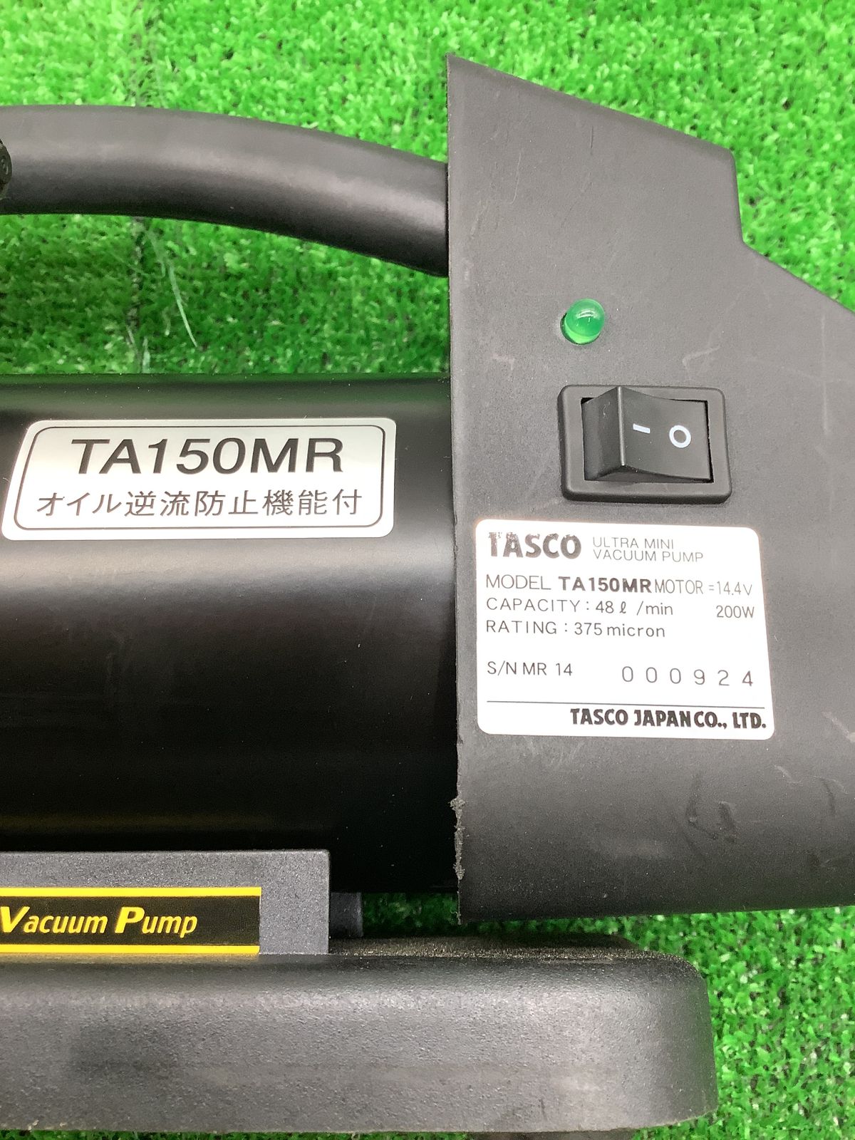 領収書発行可】☆TASCO/ﾄﾗｽｺ 14.4v充電式真空ポンプバッテリ/充電器付