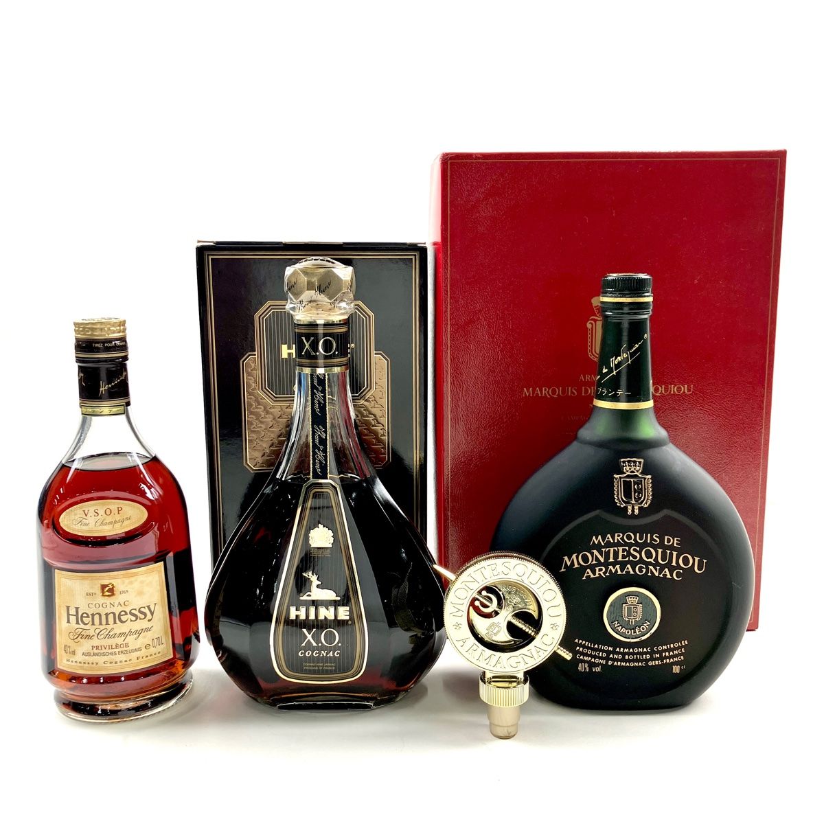 未開栓 Hennessy EXTRA 金キャップ グリーンボトル 700ml古酒