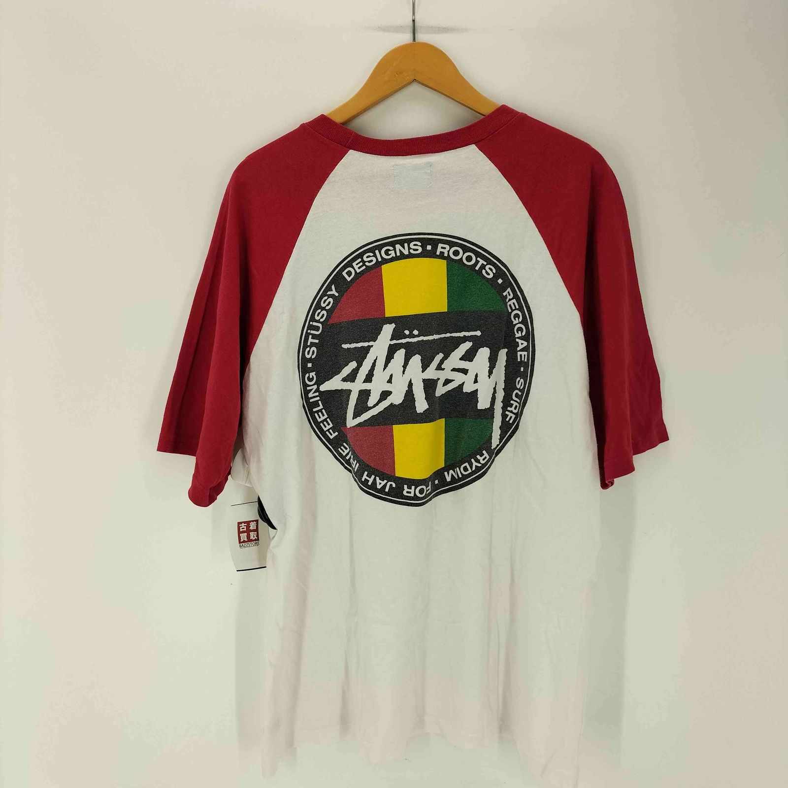 【00s stussy】ラグランT グッドプリント　好配色　古着 楽天市場】STUSSY ラグラン（Tシャツ・カットソー｜トップス