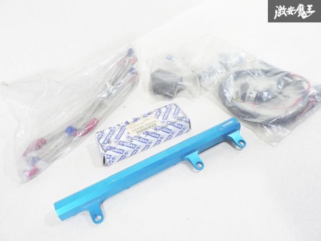 未使用 TOMEI 東名パワード S13 S14 S15 シルビア RPS13 180SX SR20DET デリバリーパイプ セット 純正ドロッピングレジスター付 棚21A