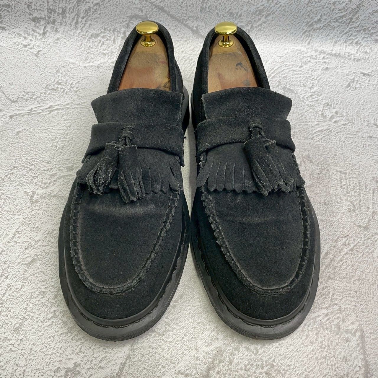  Dr.Martens ドクターマーチン Adrian エイドリアン タッセルローファー スエード UK 9 28 cm W 3368 ローファー ブーツ 革靴