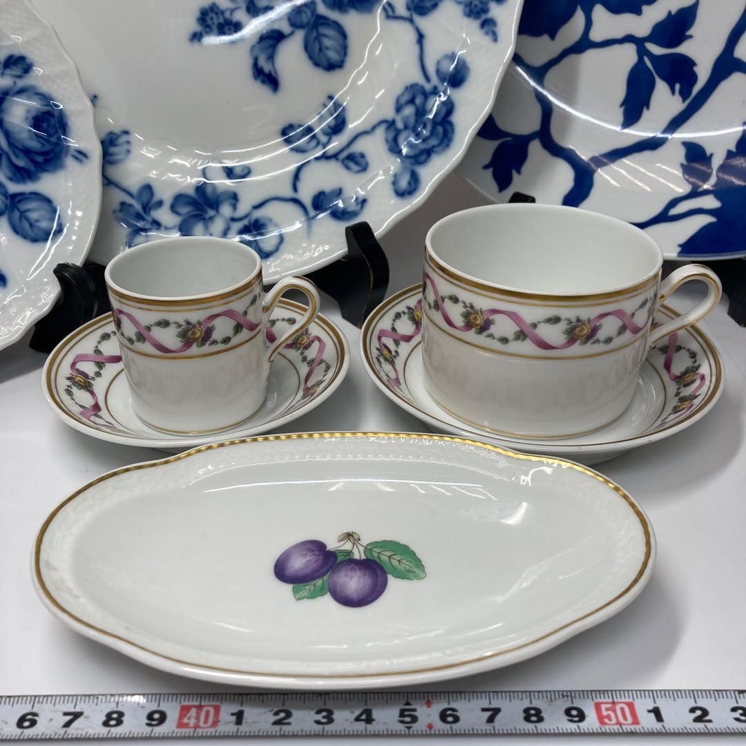 リチャードジノリ プレート大 カップソーサーなど 東Y5-1004