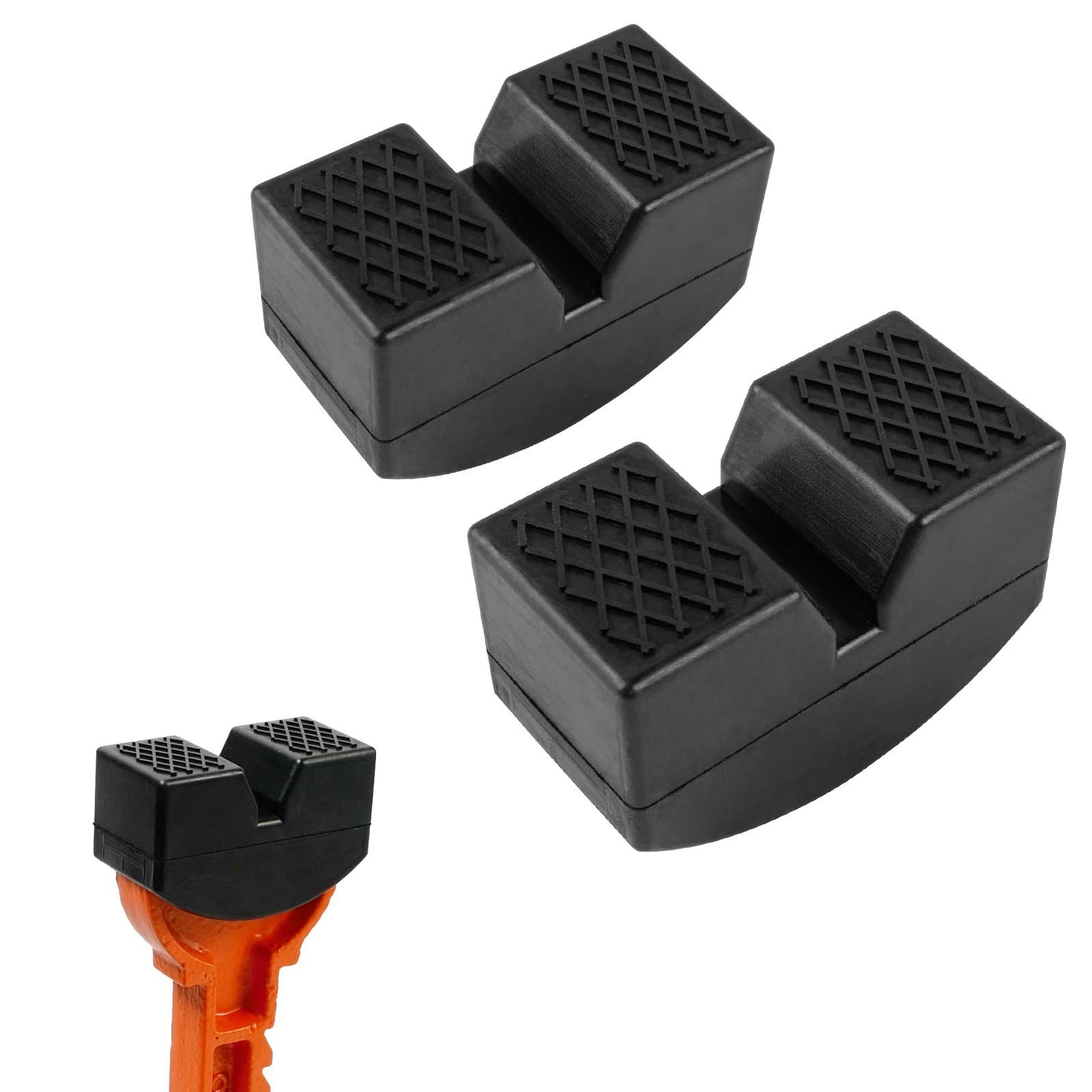 ジャッキスタンド用パッド ジャッキスタンドアダプター ジャッキパッド 保護パット Donext 2個入り