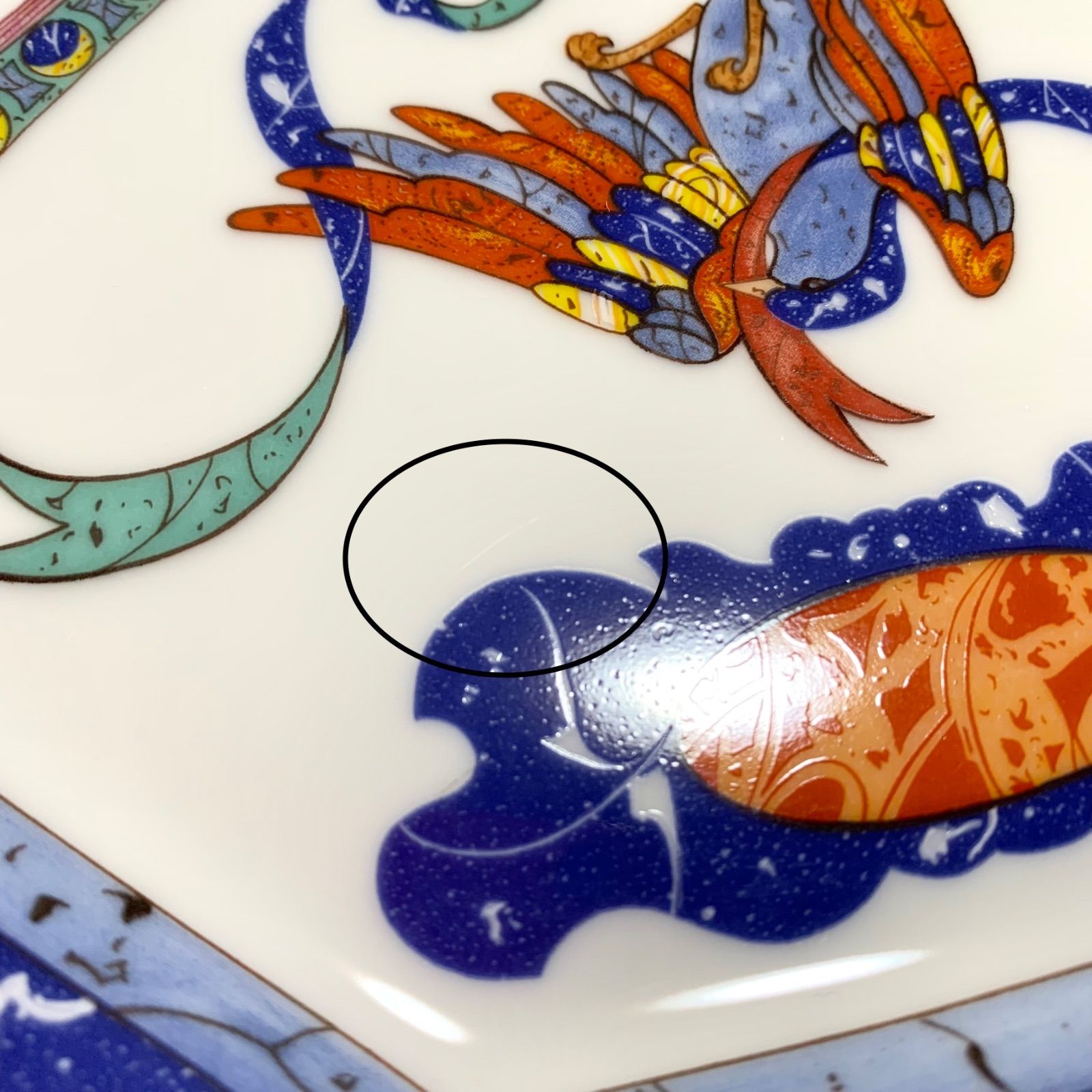 HERMES　エルメス　ピエールドリアン・エ・ドクシダン　八角形プレート HERMESの八角形皿ピエールドリアン エドクシダン HERMES