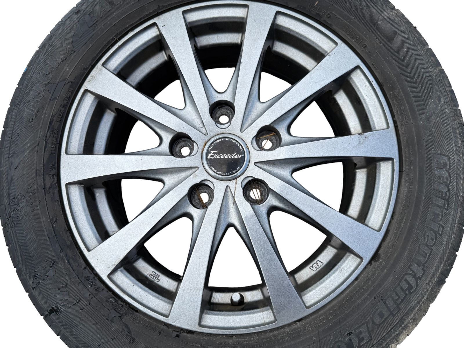 フリード GB8 Exceeder エクシーダー 185 65R15 15×5.5J IS 48 アルミホイール 4本セット 管理番号 5146