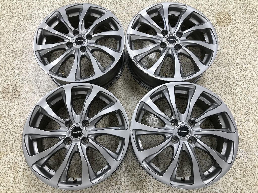 ◎傷小 16inc 6J 45 100|4H 4本 検 ヤリス アクア ヴィッツ フィット フリード ノート オーラ スイフト MAZDA2 デミオ カローラ