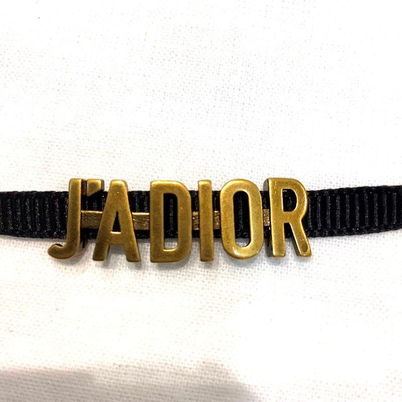 ディオール J ADIOR ブロンズ ゴールド ネックレス チョーカー ジャドール KB-9944