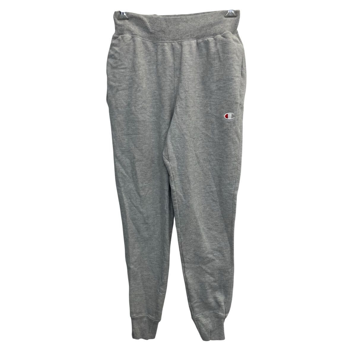 Champion スウェットパンツ S グレー チャンピオン イージー