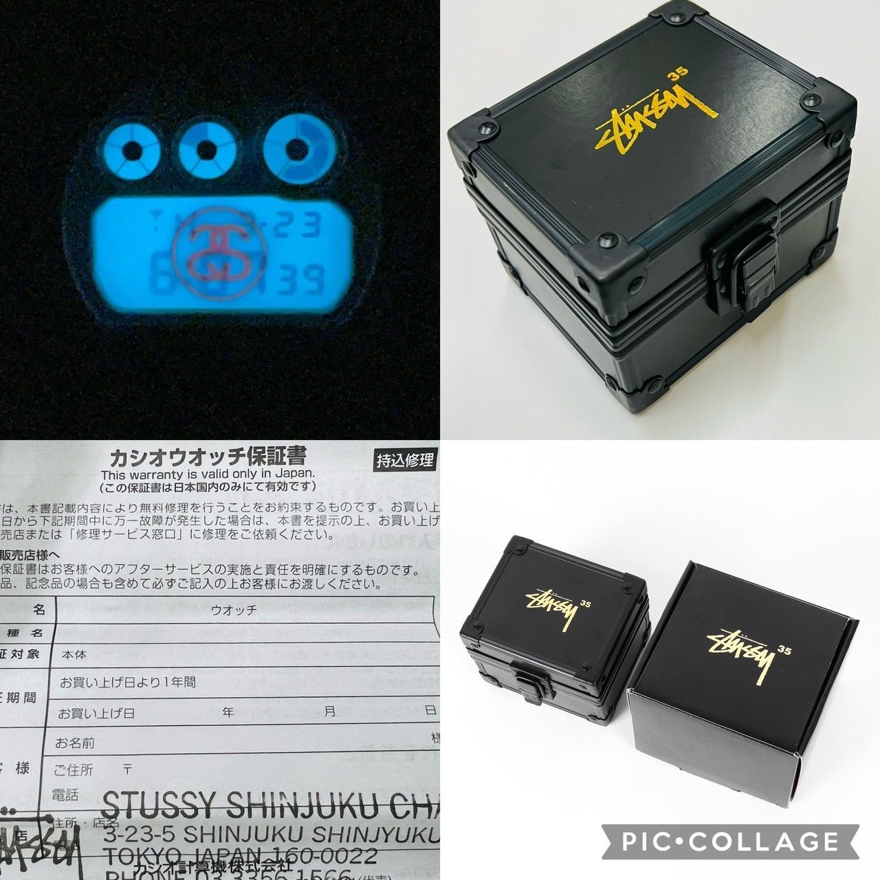 G-SHOCK×STUSSY 35周年記念 3つ目 DW-6900STF-1JR STUSSY×G-SHOCK 35周年記念限定 DW-6900