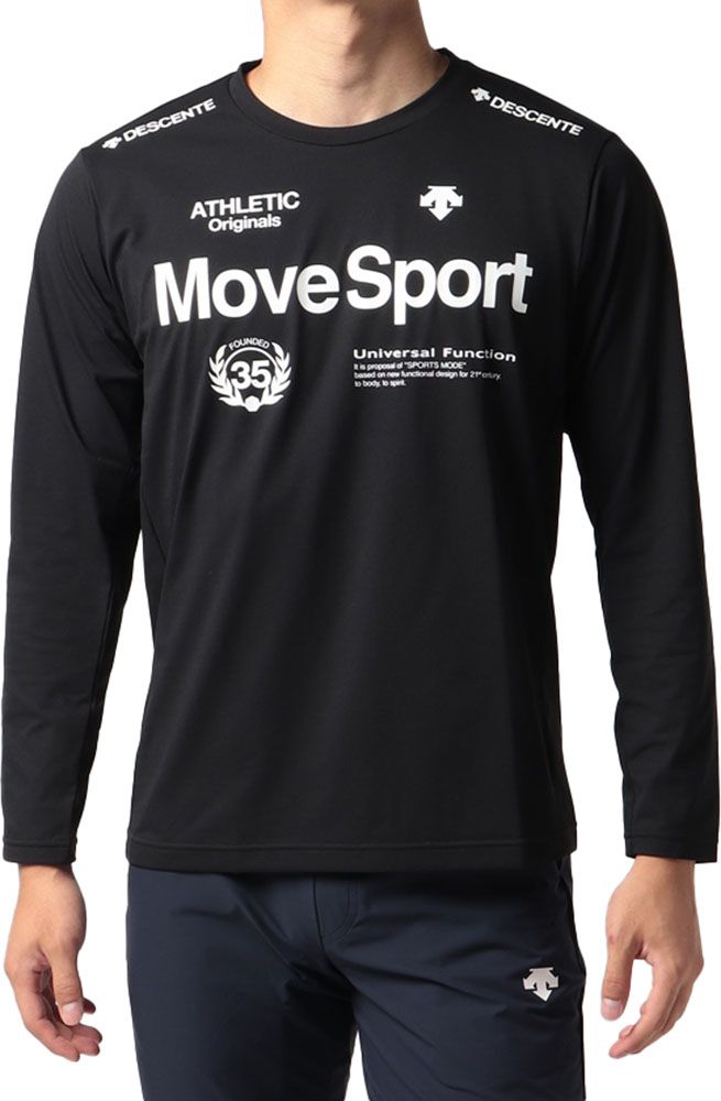 [デサント] 長袖シャツ MOVESPORT ロングスリーブシャツ サンスクリーン ストレッチ 吸汗速乾 UVカット(UPF50+) デサント DESCENTE S.F.TECH SUNSCREEN ロングスリーブシャツ トップス シャツ ポロシャツ Tシャツ 着心地 エクササイズ