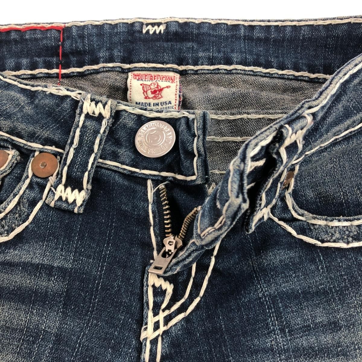 TRUE RELIGION トゥルーレリジョン ブラックデニム RICKY（TRUE 