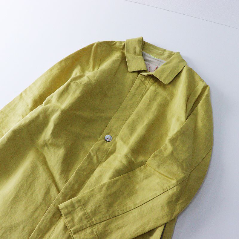 パラスパレス pal'las palace リネンコットンステンカラーコート 2