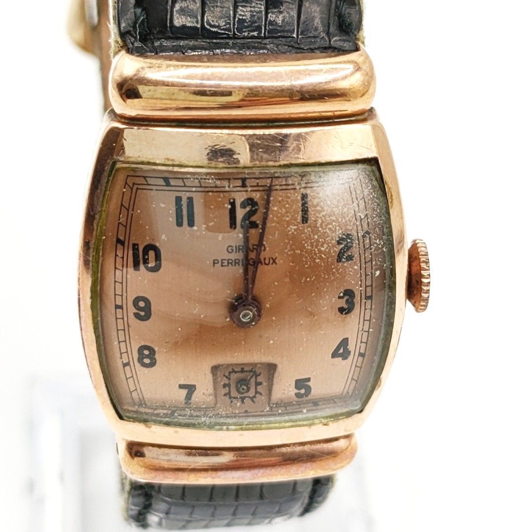 稼働〇】Girard-Perregaux ジラール ペルゴ 手巻き腕時計 レディース 