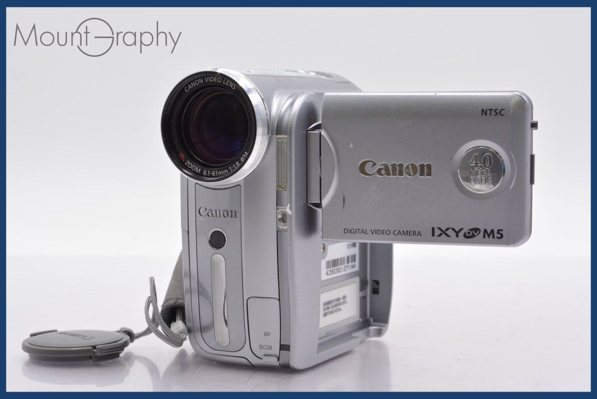 上 キヤノン Canon IXY DV M5 10x 前キャップ付 完動 同梱可 mj5164