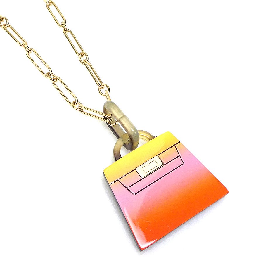再お値下げです‼️超美品☆HERMESアミュレットフュージョンケリーGMネックレス エルメス HERMES ネックレス アミュレット フュージョン ケリーGM