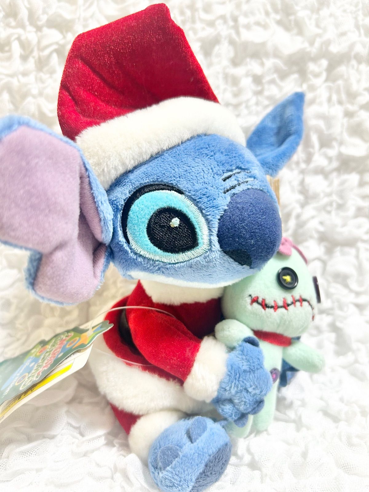 リロ&スティッチ　スクランプ　ぬいぐるみ マスコット クリスマス 希少品 タグ付き】 リロ&スティッチ ディズニーリゾート ぬいぐるみ