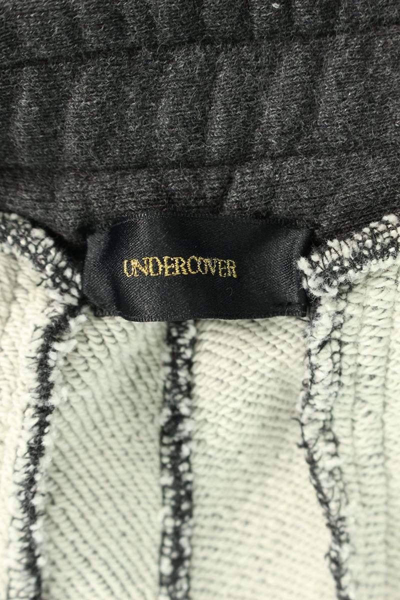 アンダーカバー 17AW UC14514 ジップ装飾スウェットロングパンツ