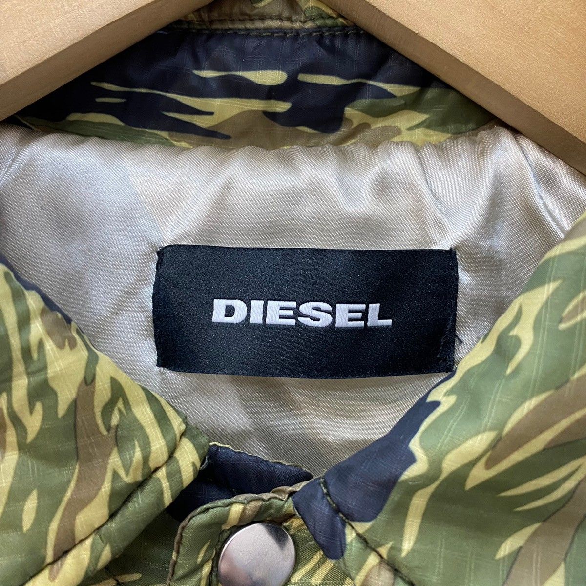 ディーゼル DIESEL カモフラージュ キルティングジャケット ジャケット 