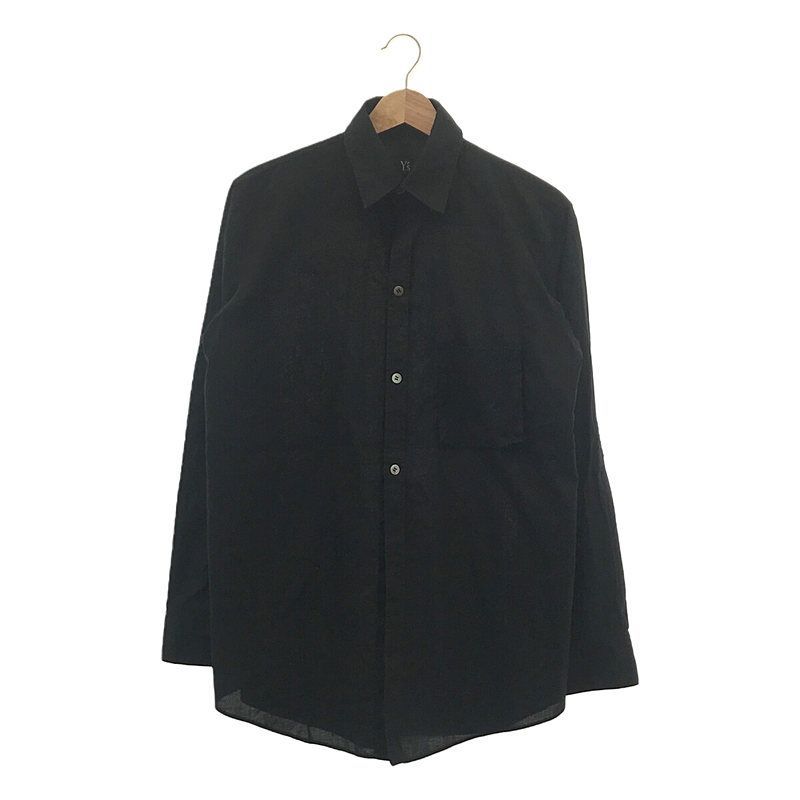 Y's / ワイズヨウジヤマモト | コットン バックギャザーシャツ | 2 | ブラック | レディース Y's / ワイズヨウジヤマモト | コットン バックギャザーシャツ | 2