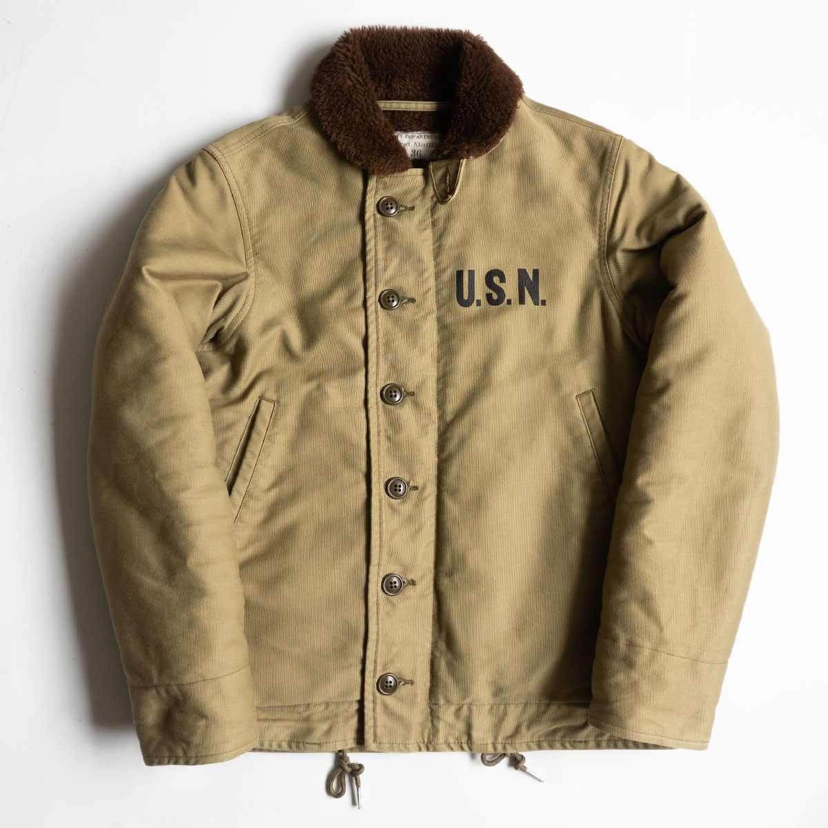 雰囲気抜群 THE REAL McCOY S N-1 DECK JACKET 36 デッキジャケット ミリタリー ザリアルマッコイズ 25100207