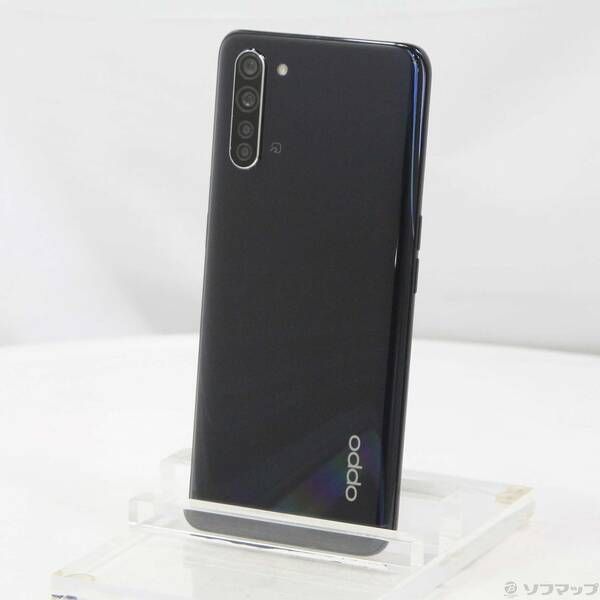 〔品〕 OPPO Reno3 A 128GB ブラック OPU33SKU UQ mobile SIMフリー【352】