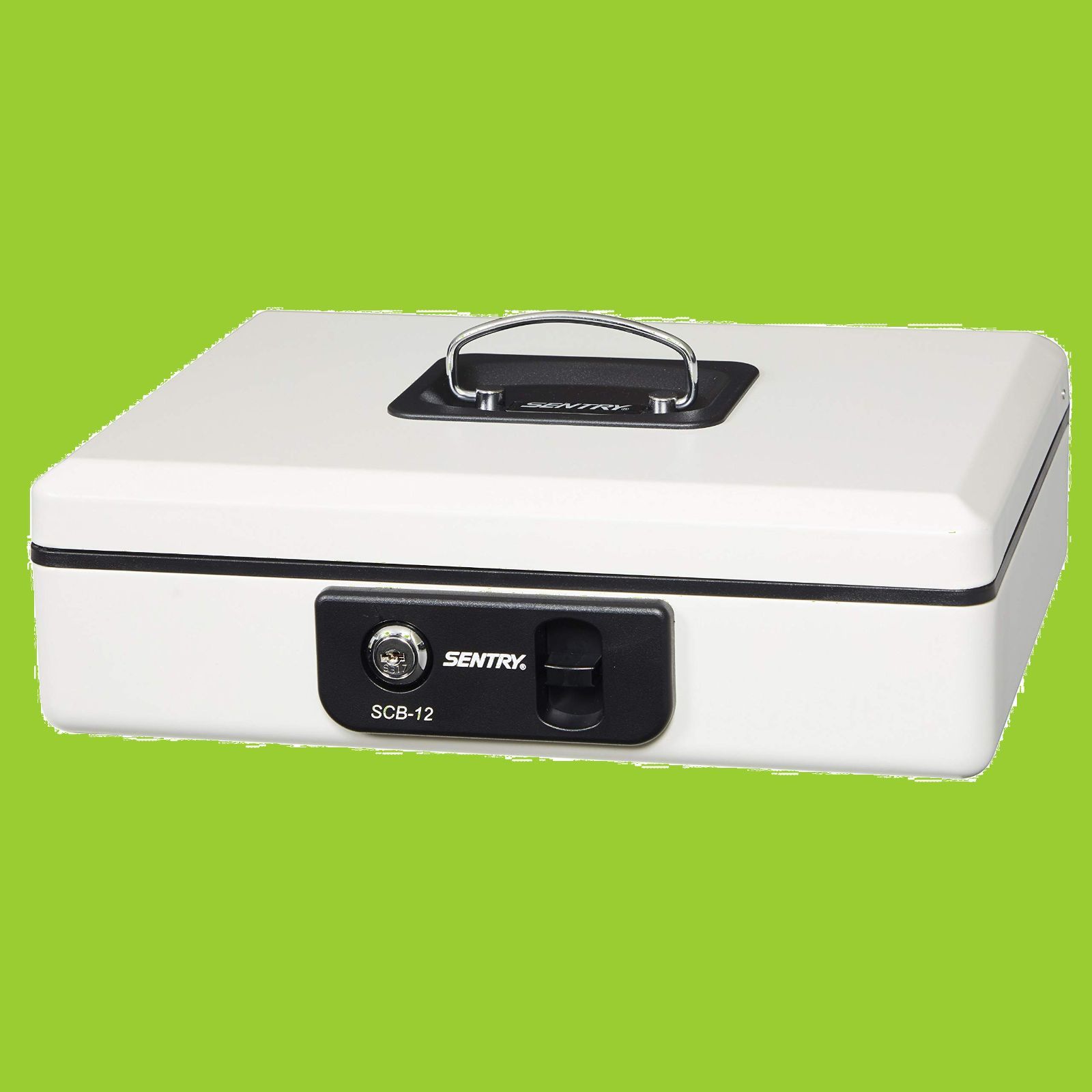 在庫処分】手提げ金庫 小型 金庫 キャッシュボックス 収納ボックス 鍵付き (セントリー) B5 キーロック