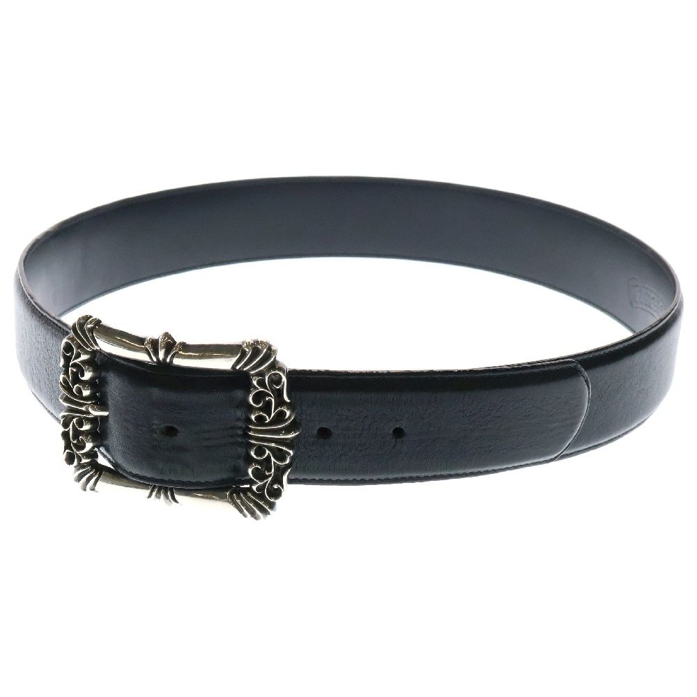 CHROME HEARTS クロムハーツ BLT FILIGREE OTJ フィリグリーOTJバックル レザーベルト ブラック|シルバー