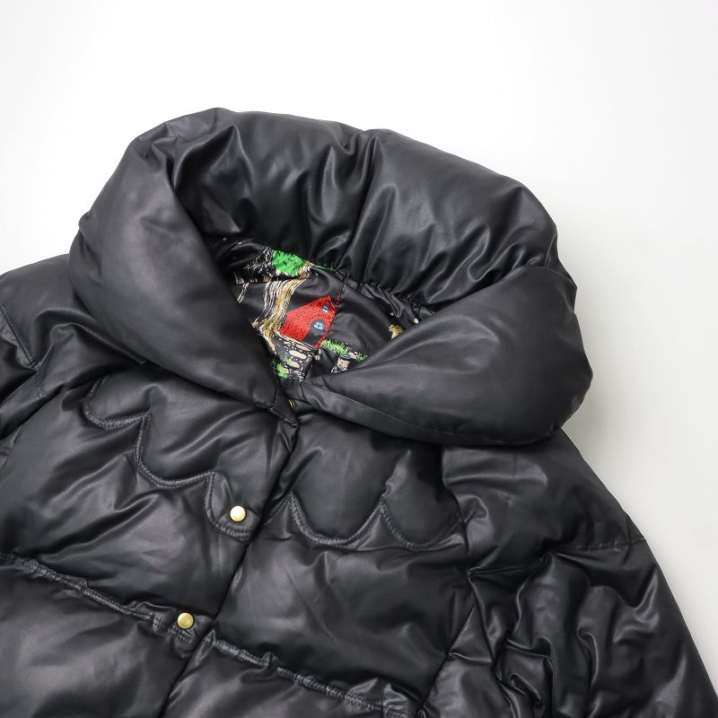 franche lippee 3匹のこぶた リバーシブルダウンコート 黒 激レア franche lippee*black【フランシュリッペ】三匹のこぶたリバー