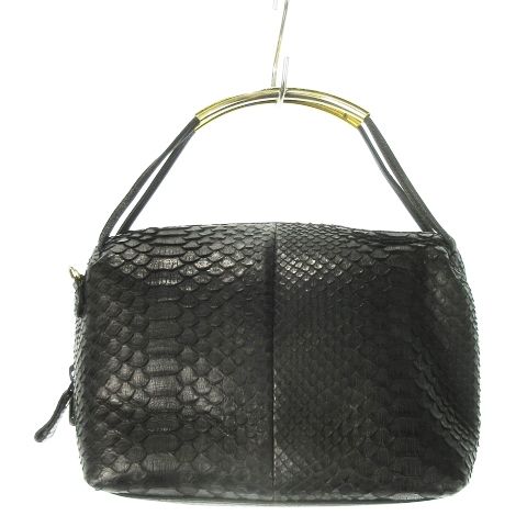 ハンドバッグ 2way ショルダーバッグ レザー 革 パイソン