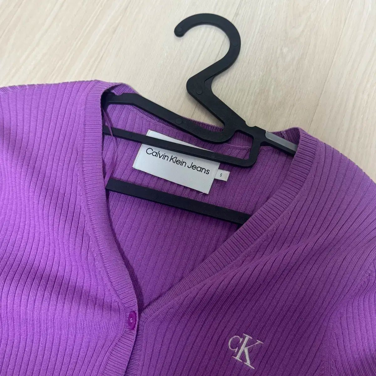 今日割引 カルバン クライン クロップド カーディガン