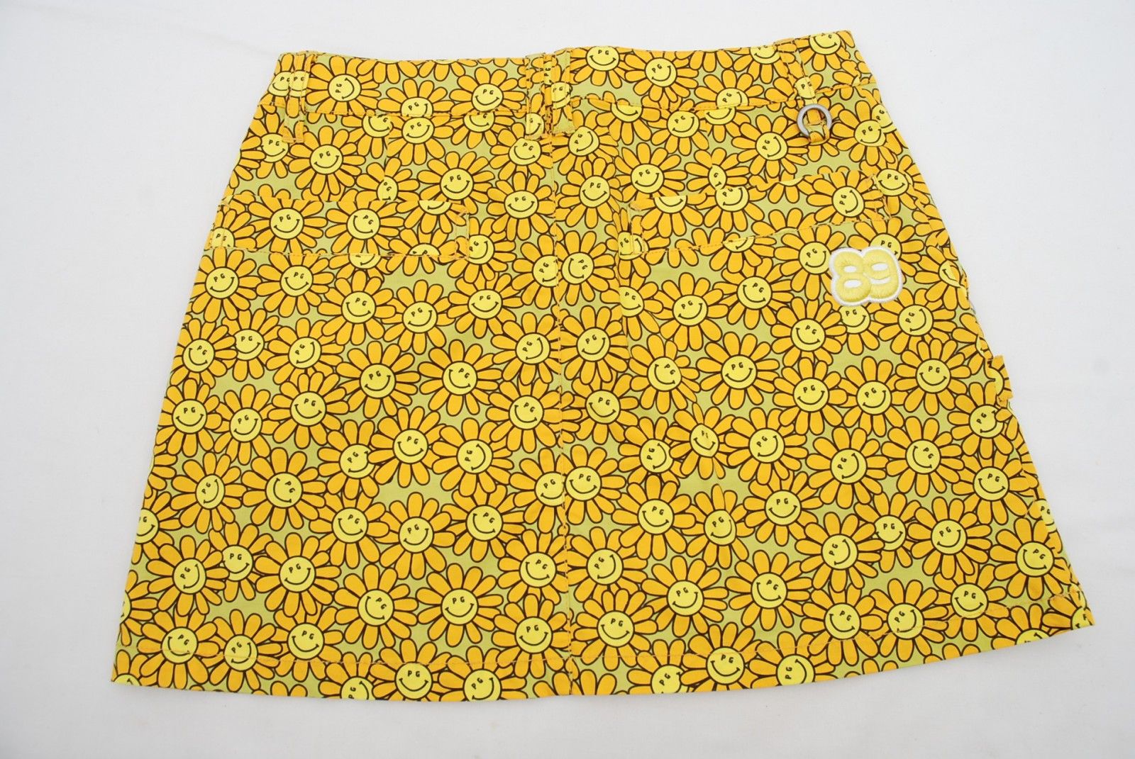 PEARLY GATES パーリーゲイツ　総柄　スカート　0サイズ オレンジ 中古 レディース パーリーゲイツ PEARLY GATES スカート 0(S) 黄色