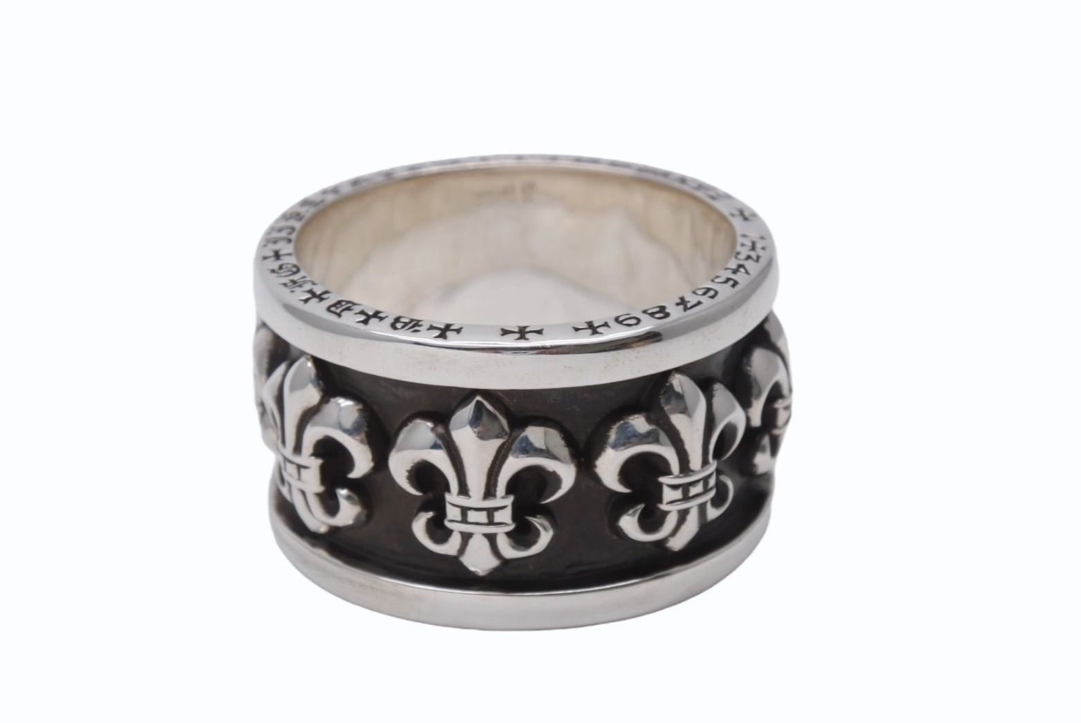 ♥ CHROME HEARTS クロムハーツ NAPKIN RING BSフ ナプキンリング 重量約140.5g .925|02|2010刻印 シルバー925 4b004042