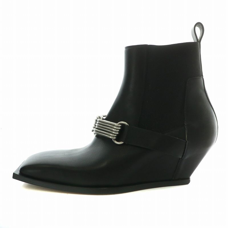リックオウエンス Rick Owens 19AW Larry Chain Wedge Boots