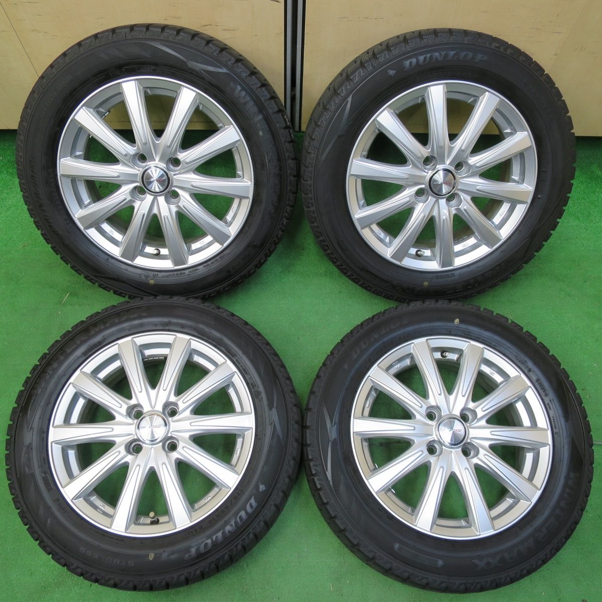 送料無料* バリ溝！21年！キレイ！9.5分☆スタッドレス 175/65R15 ダンロップ ウインターマックス WM02 JOKER ジョーカー  PCD100/4H☆4063006イス - メルカリ