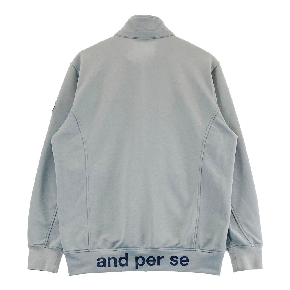 サイズ：L AND PER SE アンパスィ  ジップジャケット  グレー系 [240101475950] ゴルフウェア メンズ ストスト AND PER SE アンパスィ ジップジャケット グレー系 L ゴルフ