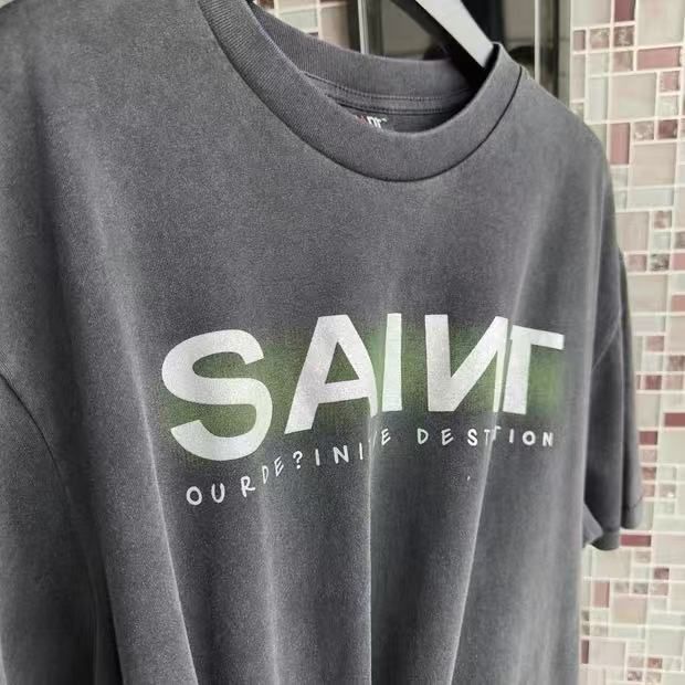 Michael◆SAINTロゴ 半袖クルーネックTシャツ