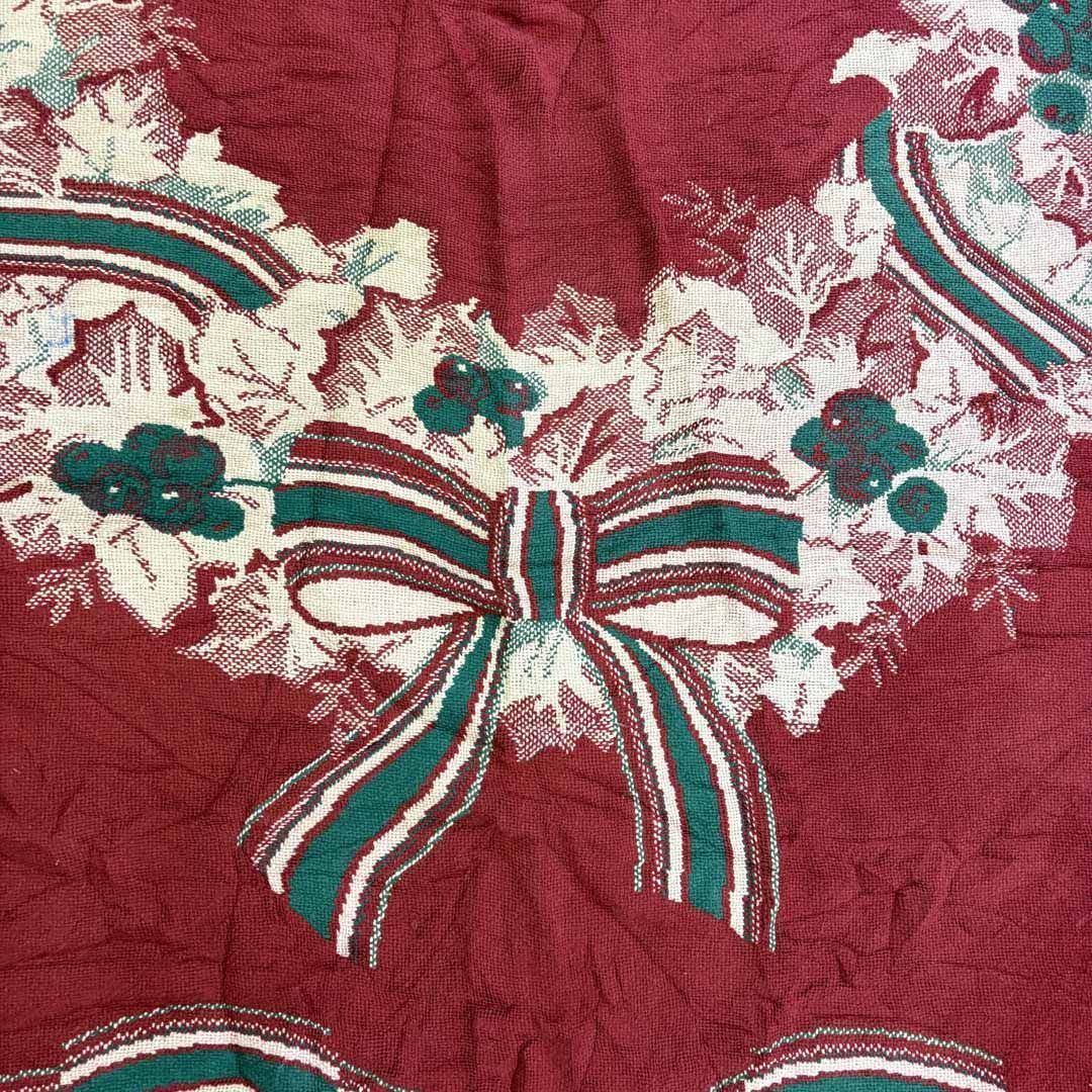 vintageラグ カーペット リース オーナメント クリスマス 1972 vintageラグ カーペット リース オーナメント クリスマス 1972 - メルカリ