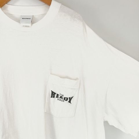 レディメイド READYMADE SS T-SHIRT POCKET/WHITE RE-CO-WH-00
