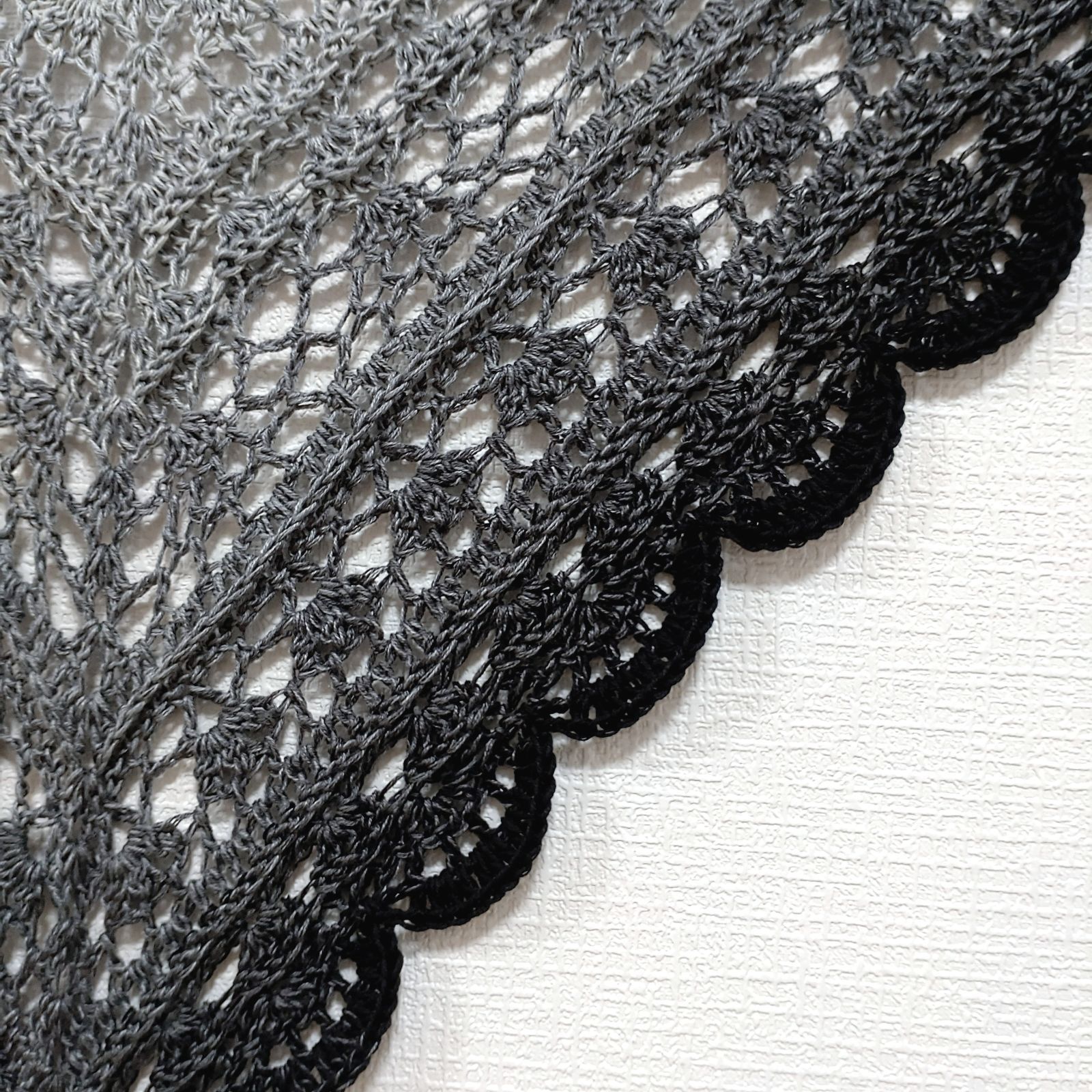 ちいめろ...*゜様専用ページ　バレエショール　三角ショール　ピンク系 三角ショール ショール ストール バレエショール 年中使用可グレー