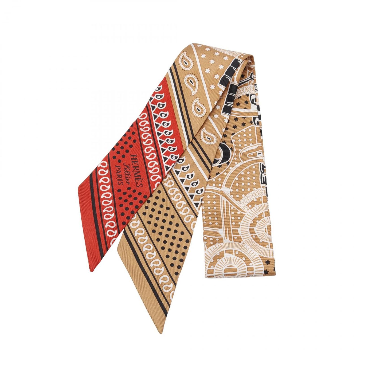 エルメス HERMES スカーフ ツイリー Eperon d'Or Bandana シルク