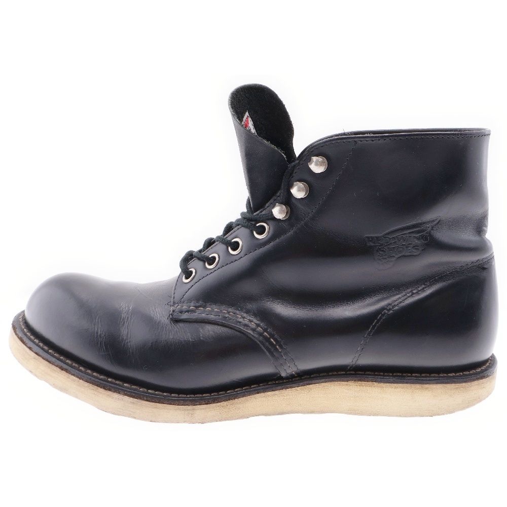 RED WING (レッド ウイング) 8165 IRISH SETTER 6' ROUND-TOE アイリッシュセッター ラウンドトゥ ハイカット レザーブーツ ブラック