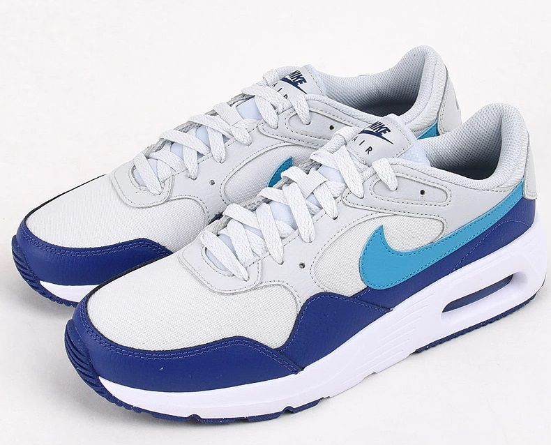 AIR MAX SC CW4555-012 ピュアプラチナ/ブルーライトニング/ホワイト/ディープロイヤルブルー 26.0cm