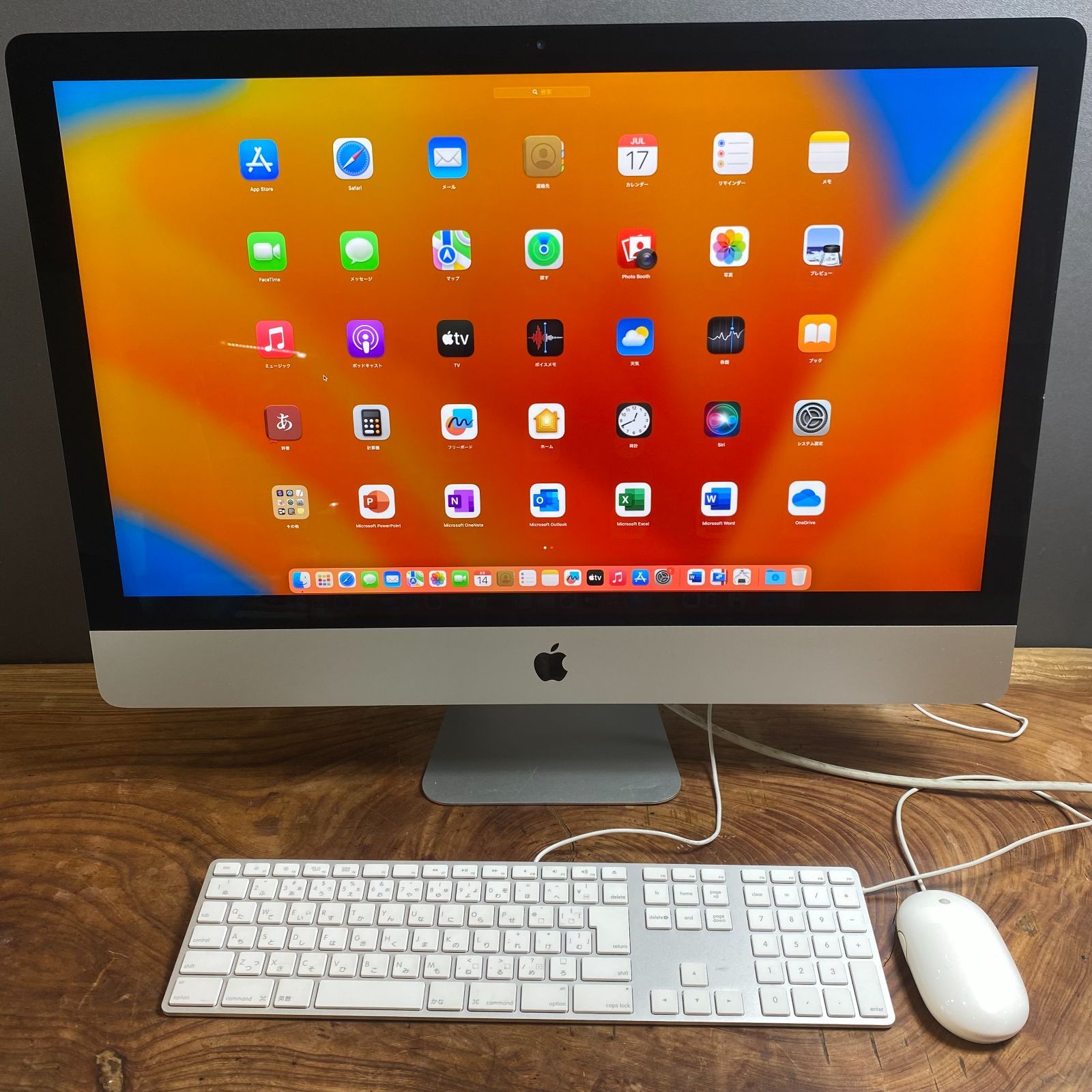 美品 iMac 5K デスクトップ 27インチ 16GB/2024年Office