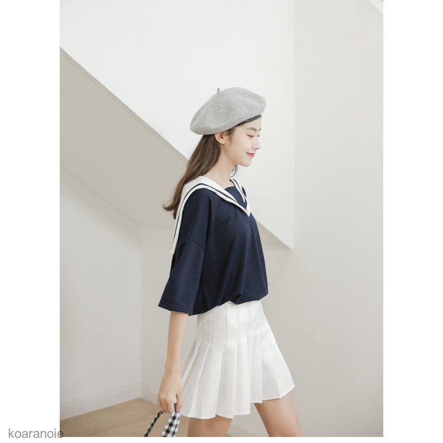 Tシャツ レディース セーラー服 半袖 カットソー マリンセーラー