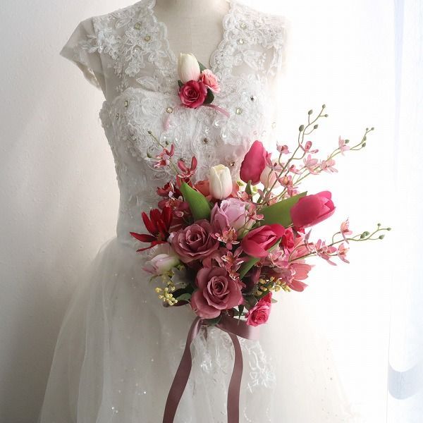 東京堂 高級造花 バラ ローズ パープル系 10本セット 東京堂のおすすめ