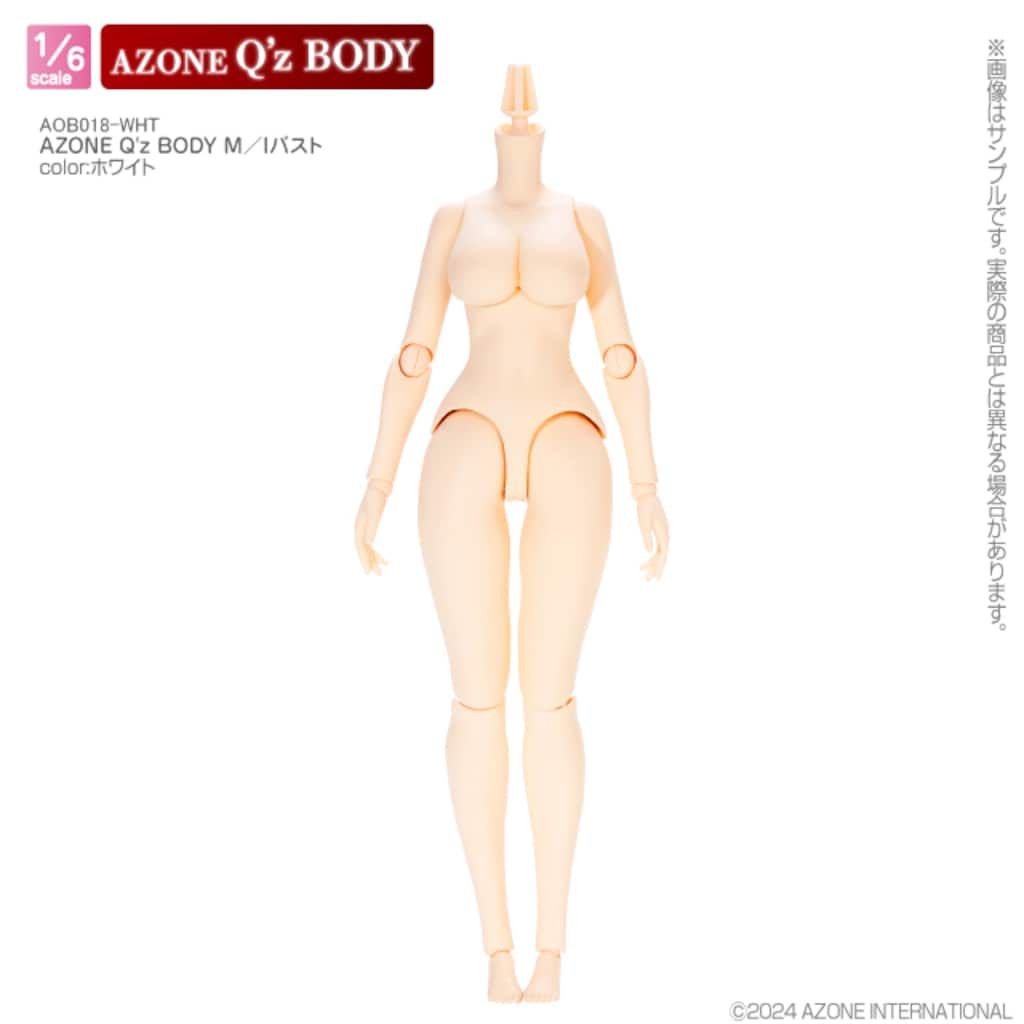 新品アゾン 1/6スケール AZONE Q'z BODY M/Iバスト ホワイト