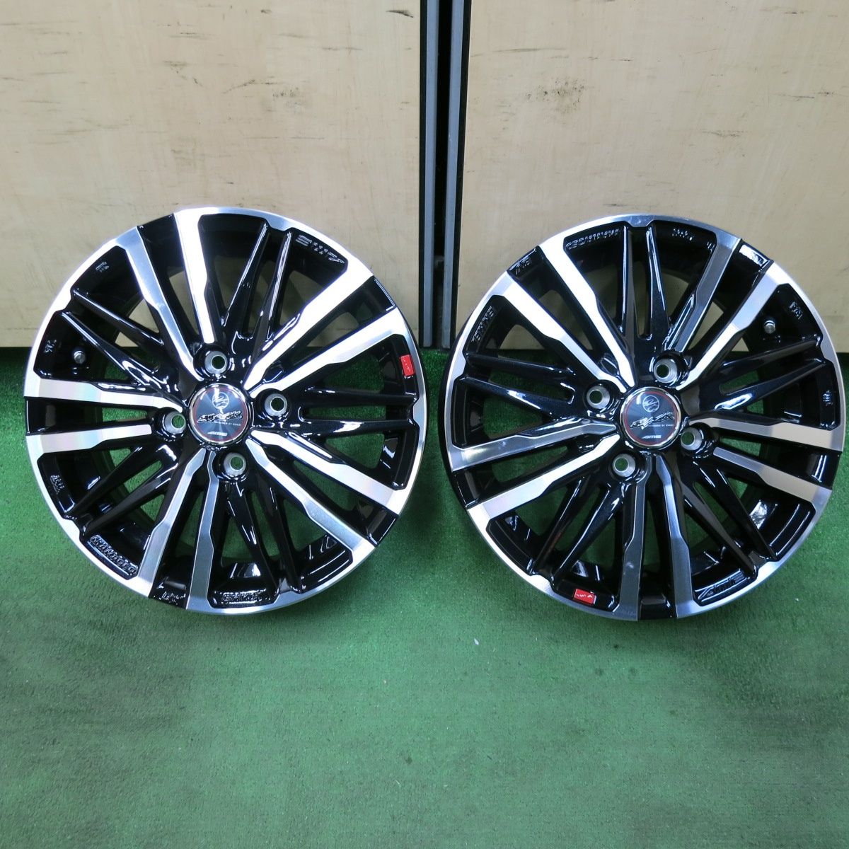 送料無料] キレイ！2本☆SMACK ENKEI CREST 共豊 スマック エンケイ  