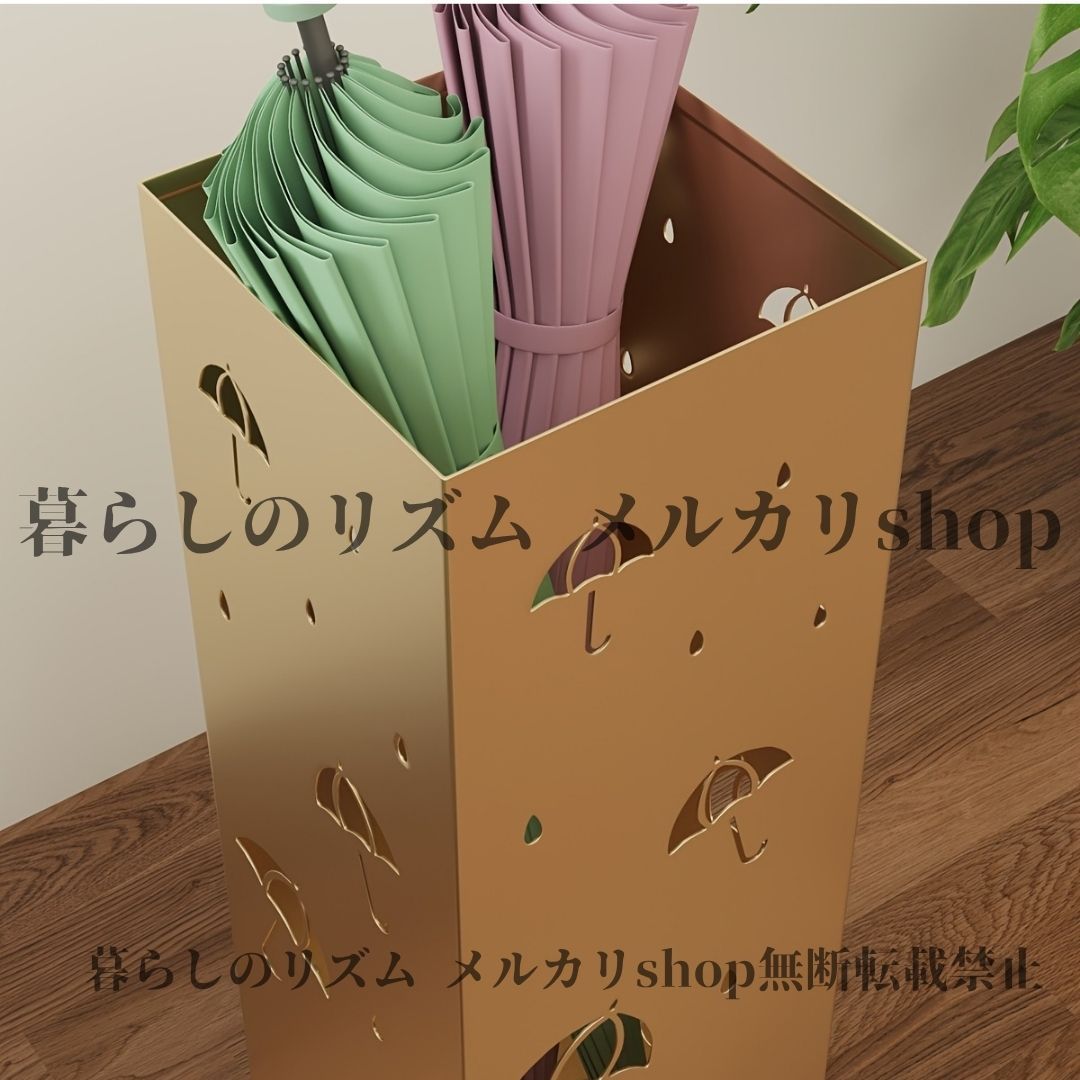傘立て 複数のコンパートメント付きゴールデンアンブレラスタンド 家庭 オフィス ホテルのエントランス用 カフェ レストラン 施設 クリニック アイアン製収納オーガナイザー 傘 エレガントな装飾デザイン 傘ホルダー ゴールド ブラック ホワイト MARWIL-DEMENAGEMENTS_CH