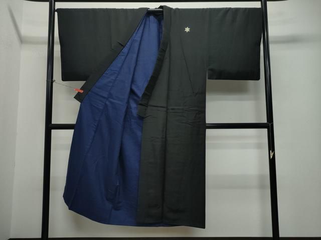 平和屋着物○男性 黒紋付 正絹 逸品 CAAT0551dy - メルカリ